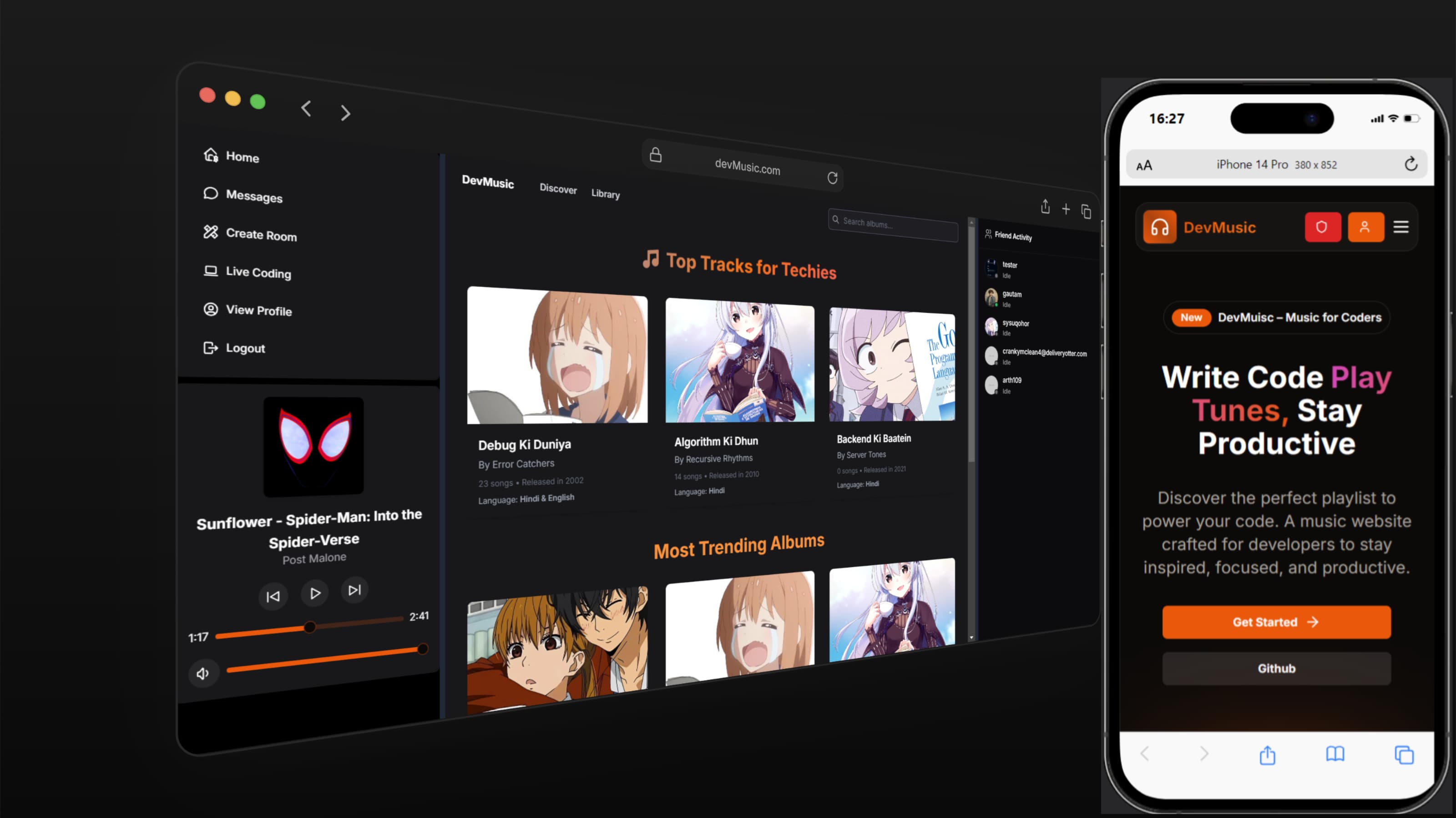 DevMusic project image