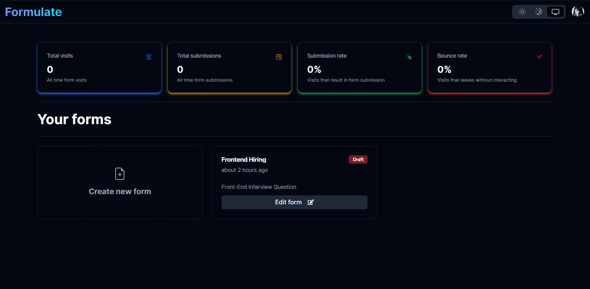 Formulate project image